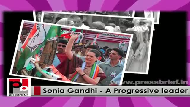 Watch Congress President Sonia Gandhi - a simple person, efficient leader Video