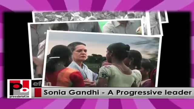 Watch Congress President Sonia Gandhi - a simple person, efficient leader with modern vision Video