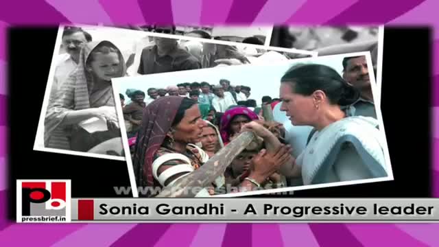 Watch Congress President Sonia Gandhi - a genuine person, energetic leader Video