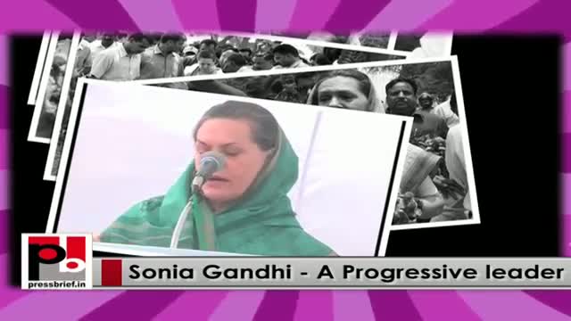 Watch Congress President Sonia Gandhi - intelligent and charismatic leader of aam aadmi Video