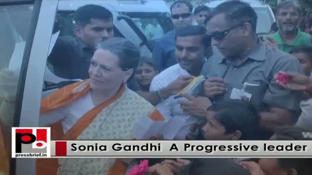 Watch Congress President Sonia Gandhi - genuine mass leader with innovative vision Video