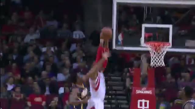 Watch NBA: Harden Connects with Howard for the Alley-Oop Jam Video