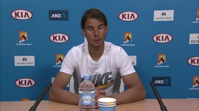Watch Rafael Nadal press conference (1R) - Australian Open 2015 Video