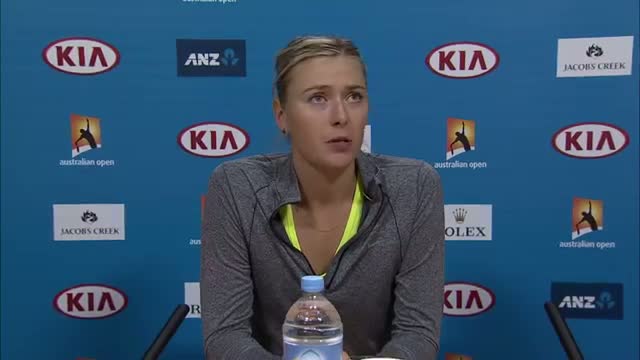 Watch Maria Sharapova press conference (1R) - Australian Open 2015 Video