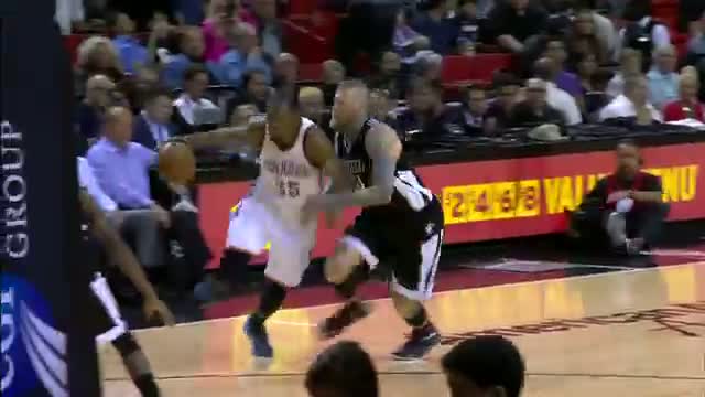 Watch NBA: Kevin Durant Blows By Birdman for the Filthy Smash Video