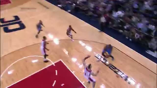 Watch NBA: Kevin Durant Reigns Down the Poster Dunk on Marcin Gortat Video