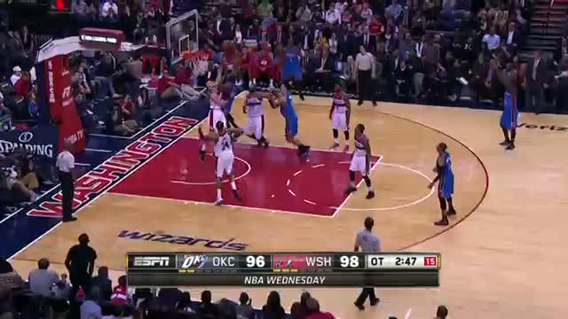 Watch NBA: Thunder Pull Off Thrilling Win Over Wizards in D.C. Video