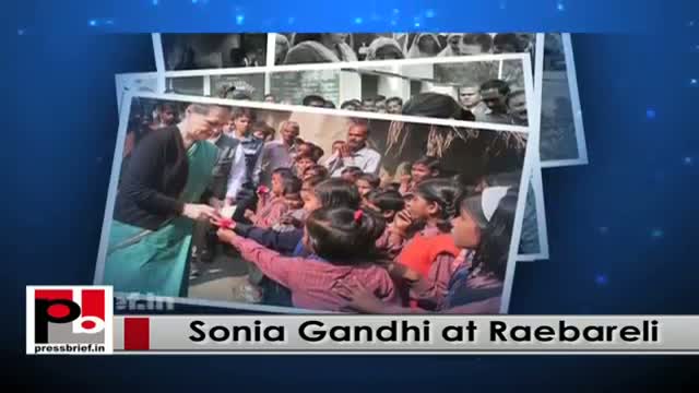 Watch Sonia Gandhi in Raebareli, visits villages, talks to people Video