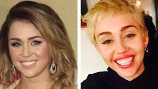 Watch Miley Cyrus Reacts To Old Hannah Montana Pic: "Who the? What the?" Video Video