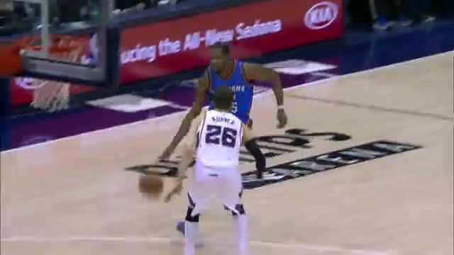 Watch NBA: Kevin Durant Gets the Steal and Finishes with a Monster Jam Video
