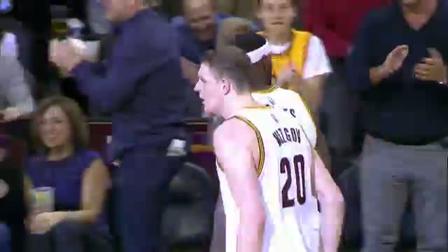 Watch NBA: J.R. Smith Feeds Lebron with a Half-Court Alley-Oop Pass Video