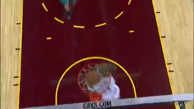 Watch NBA: Lebron James Picks the Pass and Slams it Home Video