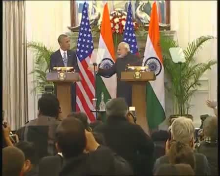 Watch PM Narendra Modi & US President Barack Obama Joint presser Video