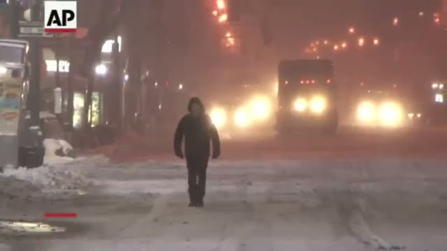 Watch Blizzard Powerful but Short of Forecasts Video Video