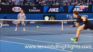 Watch Andy Murray vs Tomas Berdych - Amazing Point - Australian Open 2015 (SF) Video