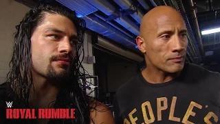 Watch WWE: Roman Reigns celebrates with The Rock after winning the Royal Rumble Match Video
