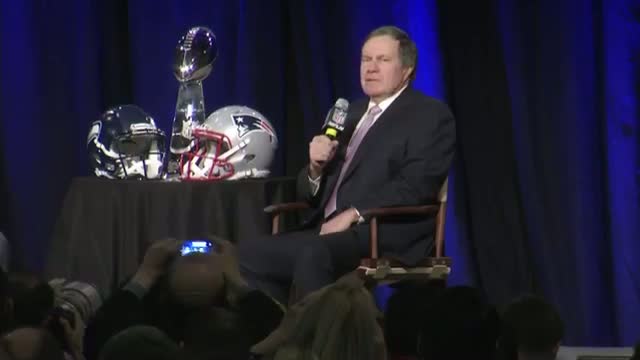 Watch Carroll, Belichick Talk Final Super Bowl Preps Video Video