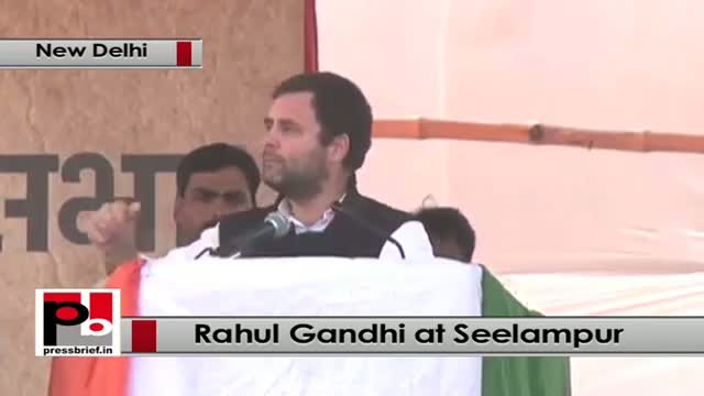 Watch Delhi polls: Rahul Gandhi addresses Congress rally, attacks PM Modi Video