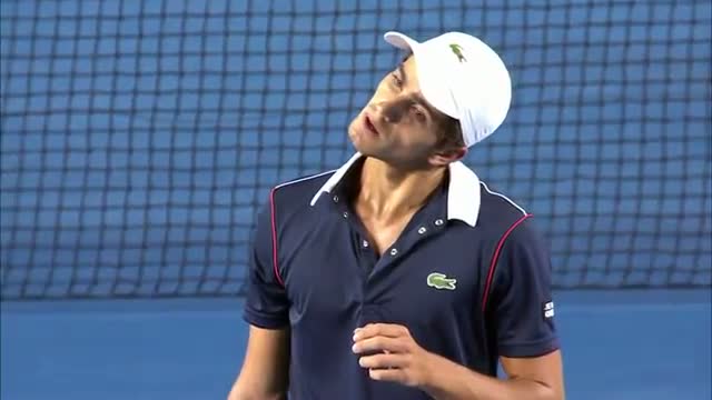 Watch Doubles final: 200kmh serve in the head - Australian Open 2015 Video