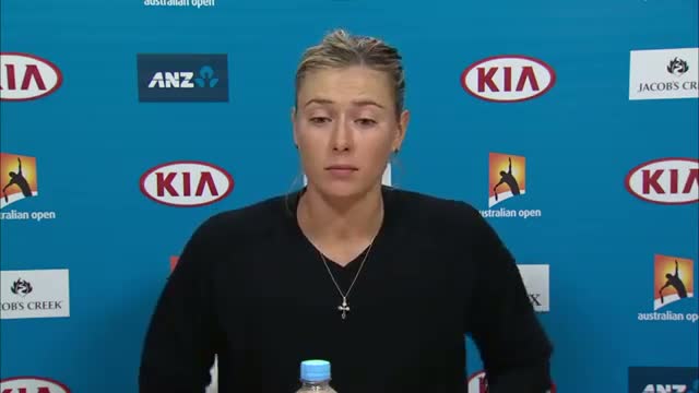 Watch Maria Sharapova press conference (Final) - Australian Open 2015 Video