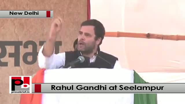 Watch Delhi polls : Rahul Gandhi attacks AAP, BJP at Congress election rally Video