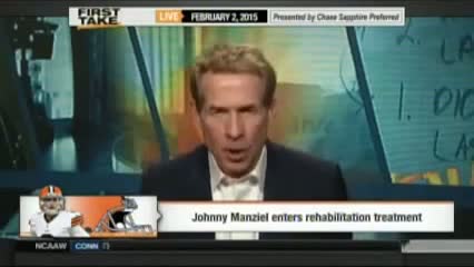 Watch Stephen A. Smith Alludes To Johnny Manziel's Drug Problem Video Video