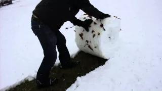 Watch Snow shoveling West Virginia style. Life hack! Video