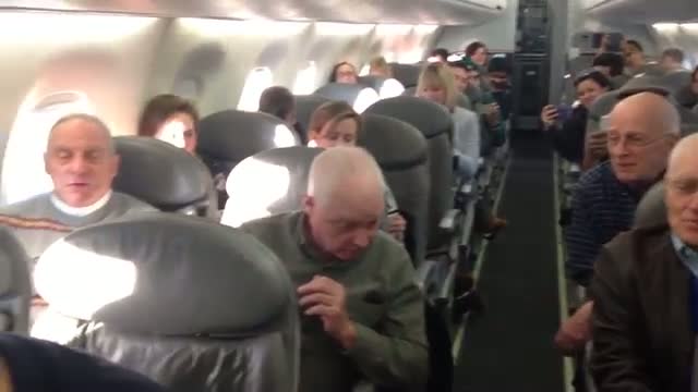 Watch Port City Sound performing during a flight delay! Video