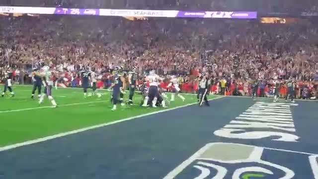 Watch Patriots win Super Bowl on Butler's interception Video