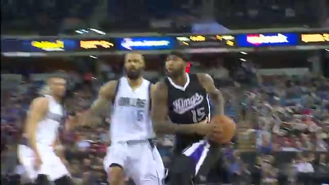 Watch NBA: DeMarcus Cousins Goes Coast-to-Coast for the Smash Video