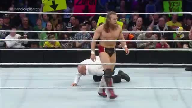 Watch Daniel Bryan vs. Seth Rollins & J&J Security 3-on-1 Handicap Match: WWE SmackDown, February 5, 2015 Video
