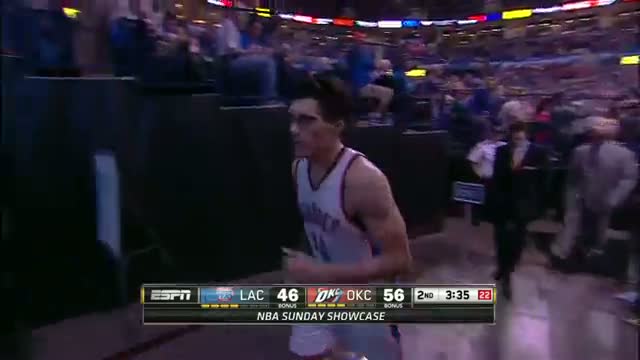 Watch NBA: Steven Adams Sinks One-Handed Free Throw! Video