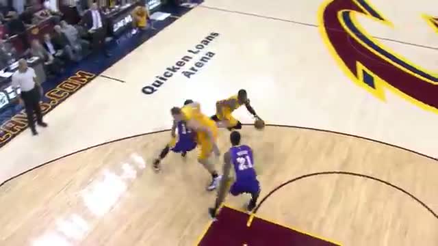 Watch NBA: Kyrie Irving Spins and Crosses Up Jeremy Lin! Video