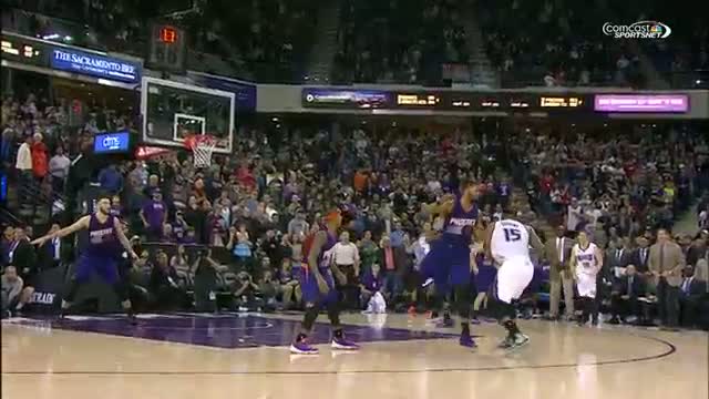 Watch NBA: DeMarcus Cousins Gets the Roll to Beat the Suns - Taco Bell Buzzer Beaters Video