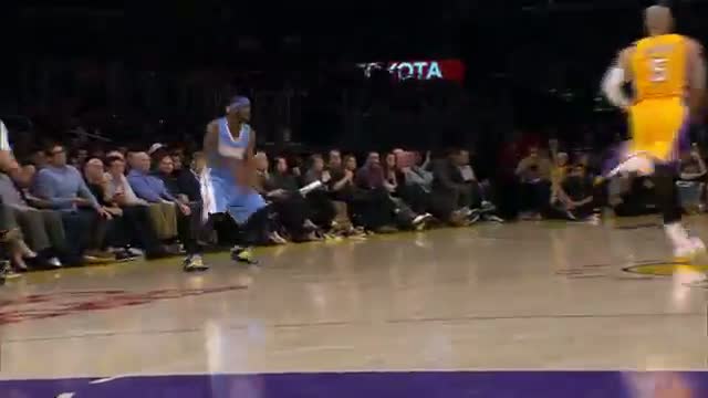 Watch NBA: Ty Lawson Scores 32, Dishes 16 to Lead Nuggets Past Lakers Video