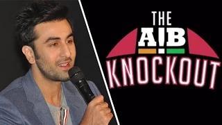 Watch Ranbir Kapoor AGAINST AIB Protest! Video