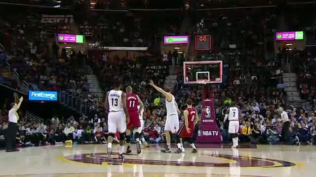Watch NBA: Tyler Johnson Sinks from Half-Court to Beat the First Quarter Buzzer Video