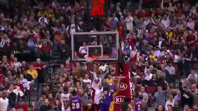 Watch NBA: Wesley Matthews' Hustle Leads to Damian Lillard Smash Video
