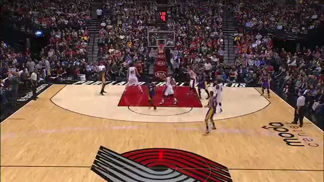 Watch NBA: Nick Young's Crossover Puts Steve Blake on the Floor Video