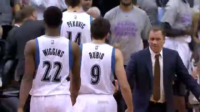 Watch NBA: Ricky Rubio's Incredible No-Look Save to Young for the Score Video