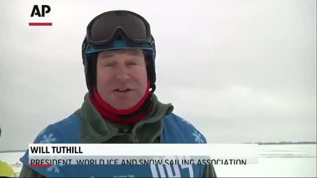 Watch Ice and Snow Sailing Championships in Wisconsin Video