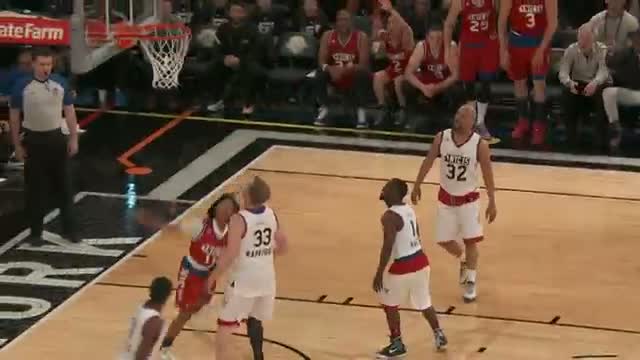 Watch NBA: Mo'ne is Money with Wicked Spin Move on Kevin Hart Video