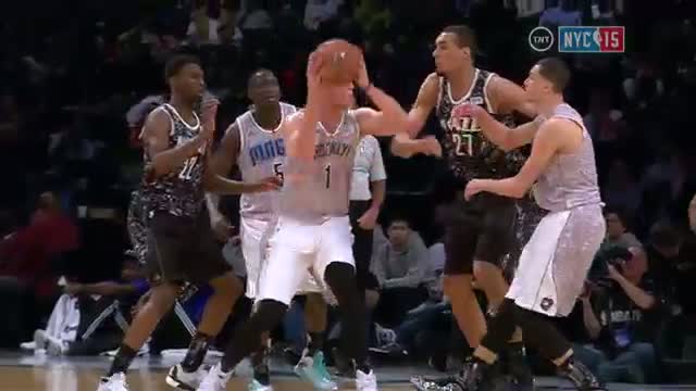 Watch NBA: Dennis Schroder Goes Hard for the Contested Slam Video
