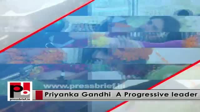 Watch Progressive, charismatic Congress campaigner - Priyanka Gandhi Video
