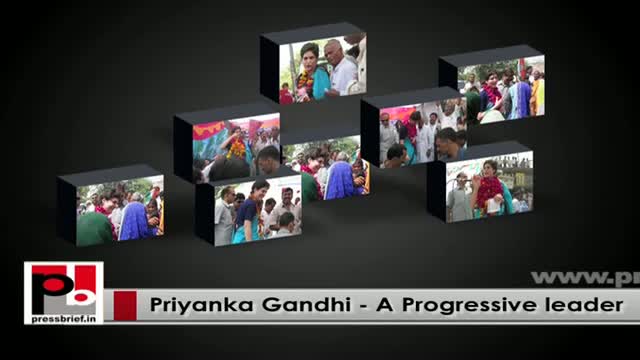 Watch Energetic and progressive Congress campaigner Priyanka Gandhi Vadra Video
