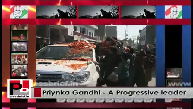 Watch Charismatic Congress campaigner Priyanka Gandhi Vadra Video