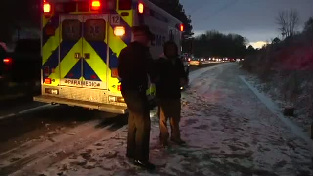 Watch Snow and Ice Not Letting Up in North Carolina  Video