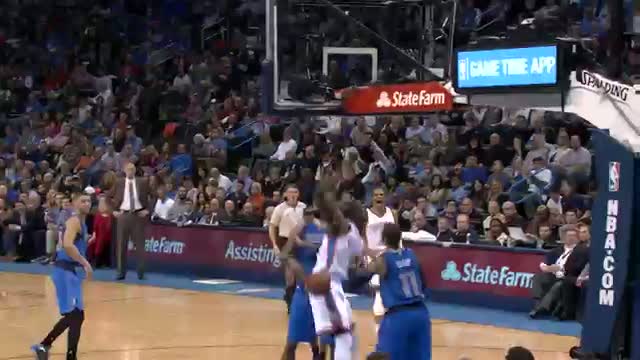Watch NBA: Westbrook Connects with Ibaka for the Athletic Alley-Oop  Video