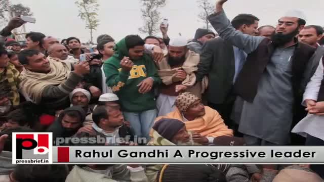 Watch Rahul Gandhi - a perfect youth icon who not only preaches but delivers too Video