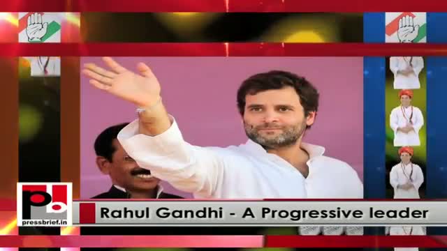 Watch Rahul Gandhi - young Congress VP with innovative vision and progressive ideas Video